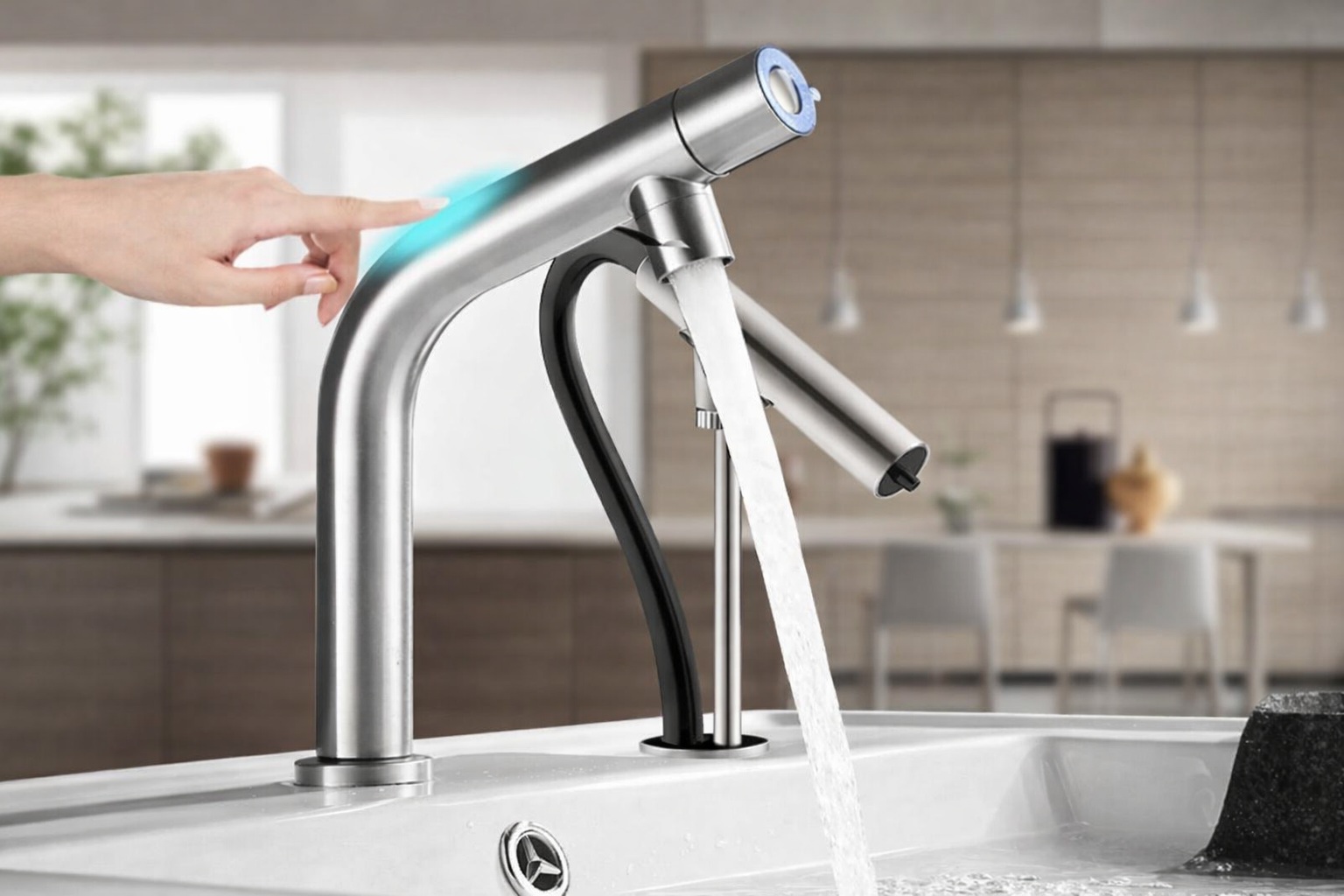 FontanaShowers touchless faucet finish and style reference
